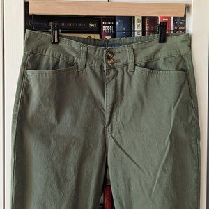 Soft Olive Green High Waist Skinny Pants // Modcloth // Size 10